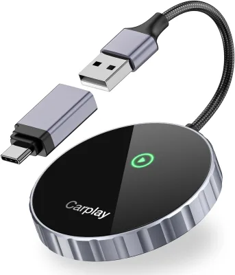 Boyiwireless CarPlay Adapter Patent Item Mini Body Car Play Music Open Video Dongle Fast Connection for Android Auto