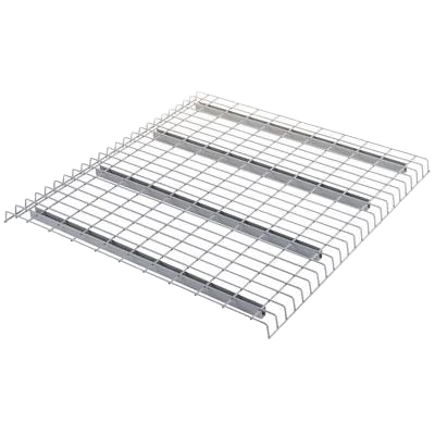 HUAWU 1000kg Wire Mesh Pallet Rack Decking Galvanized Flared Waterfall Style Foldable Warehouse Storage Panel WR-01