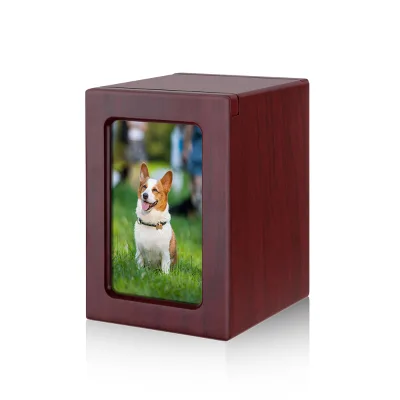 High Quality Durable Material Funeral Adult Size Wood Urn