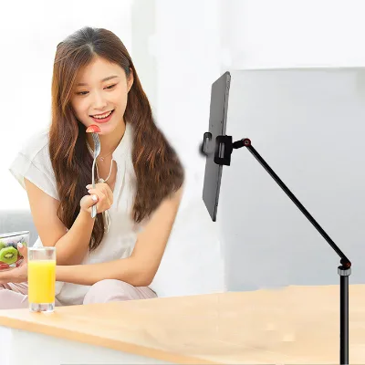 New Design 360 Degree Rotating Multipurpose Tablet Floor Stand Adjustable Floor Standing Tablet Stand