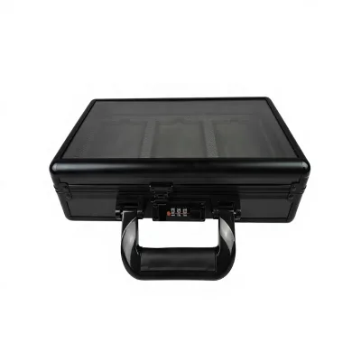 3 Slot Graded & Trading Card Storage Box Baseball Card Display Case with Acrylic Top Shockproof Hard Shell Sports Card Organizer