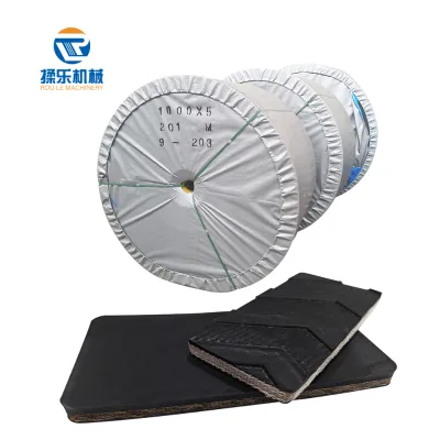 Portable Troughed Conveyor Belt Machine for Sand and Gravel Barge Loading Operations Conveyor Belts