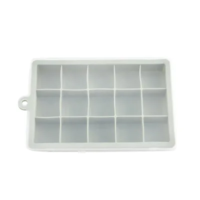 Food Grade DIY Square Silicone Ice Cube Maker Mold Custom Home Handmade Smart Kitchen Tools Factory Produce BPA Free Soft Mold