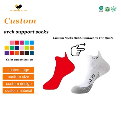 Wholesale Low MOQ Tab Heel Socks High Quality Cushioned Running Socks Mesh Breathable Sport Socks Men Women for Sports