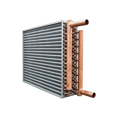 Industrial Dry Cooler Heat Exchanger Coil with Copper Tubes and Aluminum Fins for Power Plant and Process Cooling Equipment