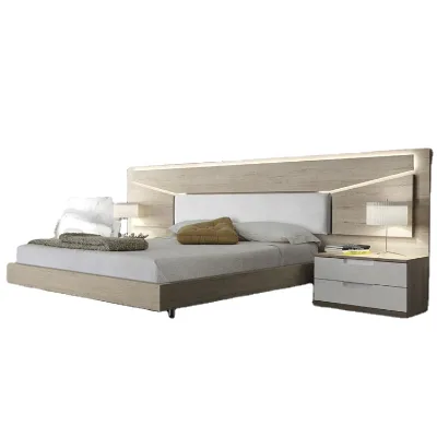 Modern Luxury Modern Simple Home el Bedroom Furniture Set High Box Storage Small Family Storage Double Multi-functional Bed F...
