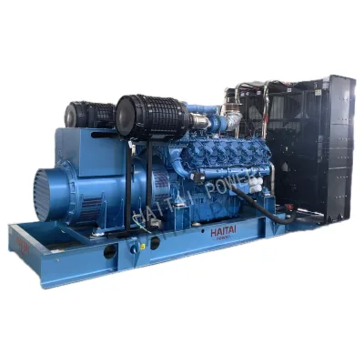 Industrial Standby Durable Emergency 1mw Silent Natural Gas Generator with Electric Start Closed Water-Cooled