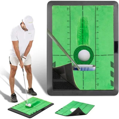 Factory Custom Golf Swing Mat Golf Hitting Mat Reusable and Replaceable ForTraining Instant Swing Path Feedback