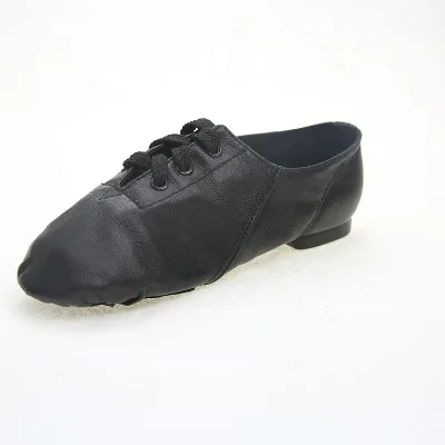 Low Cut Dance Shoes Jazz Lace up Leather Dancing Jazz Shoes