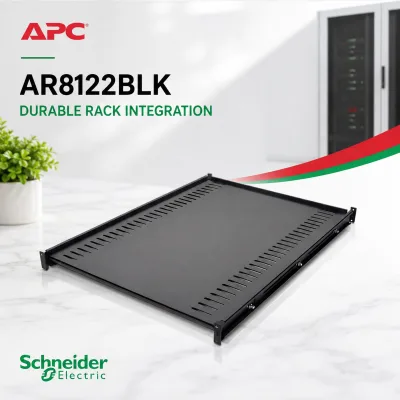 Schneider APC AR8122BLK Industrial Indoor Use Network Cabinet Layer Board for AR3100 with 0 Sockets