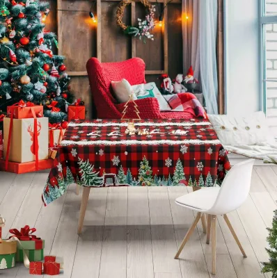 High Quality Merry Christmas Table Runner Table Runner for Home Decoration Polyester Table Runner