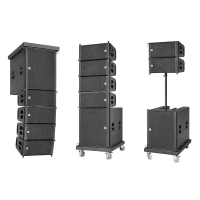 Two Way 8 Inch Indoor Party Audio Outdoor Sound Equipment Dj Music Line Array Speakers