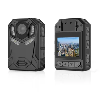 Professional 4K UHD 48MP Body Worn Camera IP66 Waterproof IR Night Vision Body Camera with Wifi and GPS for Security Guard Record