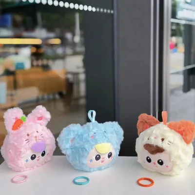 Hot Cartoon Animal Coin Purse 12 Set of High Quality Cosmetics Hold Pack Cute Delicate Plush Keychain