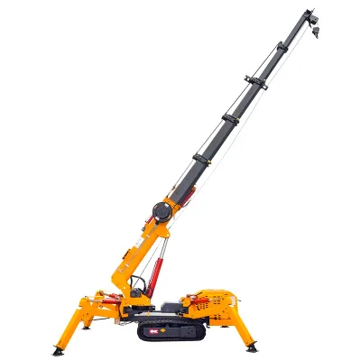 Ac Electric Diesel Dual Power Mini Spider Crane Jekko Cranes Crawler Tracked Spider Crane for Diverse Lifting Needs