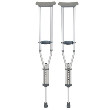 Brother Medical Under Arm Crutches Invalid Aluminum Crutches Rubber Tip