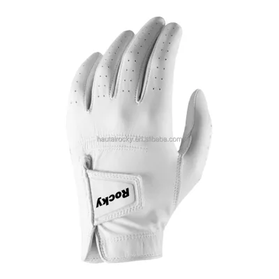 Premium Quality Custom Brand XxS to XXL Soft Cabretta/Sheep Skin Leather Golf Gloves