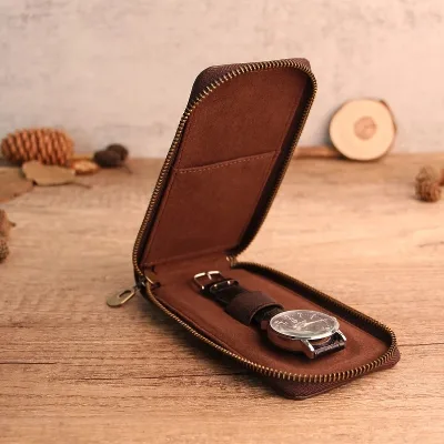 Watch case Luxury Rectangle Custom Watch Strap Case, Watch Strap Organizer