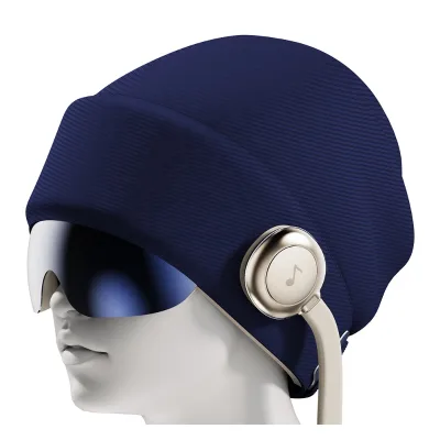 Lightweight Deep Relaxation Head Massager with Music & Hot Compress Sleep Massager