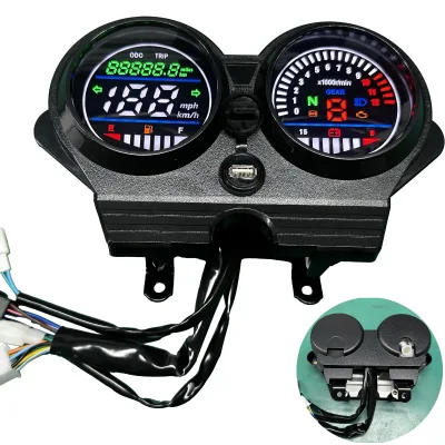 LCD Motorcycle Meter Tachometer Odometer Speedometer for honda Cg 125 Cg125 Deluxe Italika Forza 150 FT150 Gts