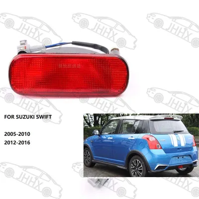 Rear Bumper Light Red Rear Fog Light for SUZUKI SWIFT 2005-2010 2012-2016 Rear Bumper Reflector Rear Brake Lamp