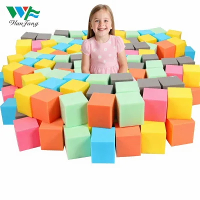 WANFENG High Density Cubes 5x5x5-Pit Blocks Soft Stacking Blocks for Indoor Games Parkour Trampolines & Gymnastics-WF624-20