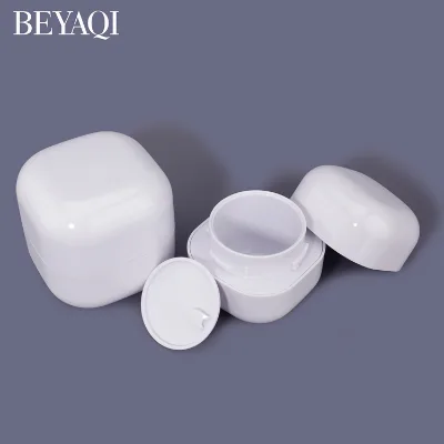 Cosmetic Empty Makeup Refillable 20g 30g 50g pp Face Cream Jars Empty,refillable Cream Jar,square Cream Jar