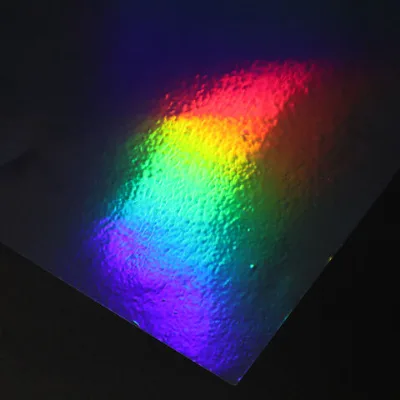 Laser Illusion Holographic Overlay Cold Lamination Film Transparent Cold Lamination Decorative Protective Film