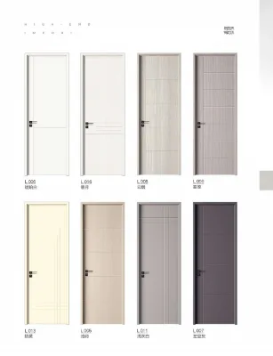 Factory Direct Customized Modern Finished Full WPC Solid Waterproof Heat-Resistant Interior Doors for Hospital & Hotel Use
