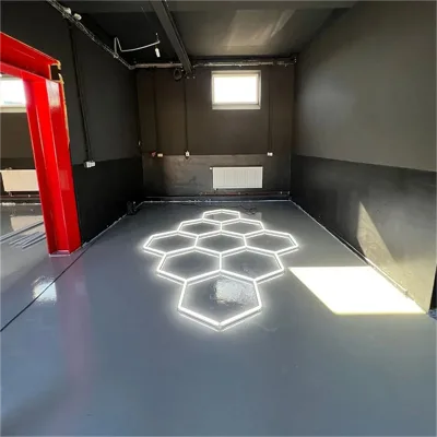 Free Design Plastic Tube Led Lights From China Hex Led Work Light for Garage Room Honeycomb Led Light