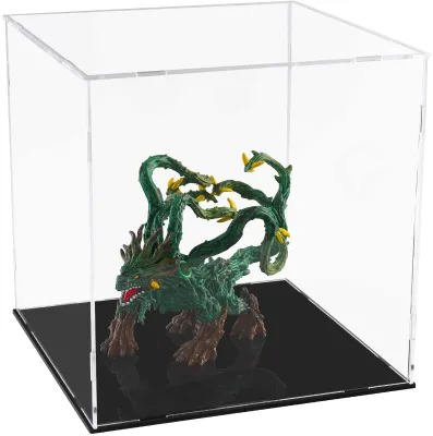 25x25x25 cm Display Case Clear Acrylic Box Alternative Glass Case for Display Action Figures