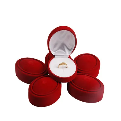 Box Manufacturer Jewelry Packaging Boxes Oval Jewelry Boxes Packaging Luxury Velvet