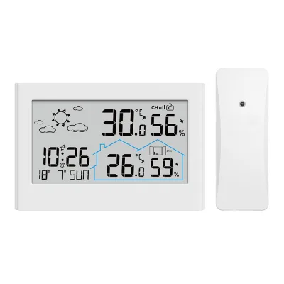 Basic Wireless Weather Station With Open Window Icon