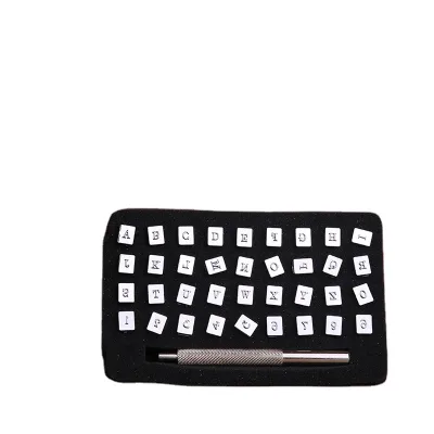 High Quality Alphabet Number Leather Punch Tools Embossing Stamp Kit Leather Stamping Tools