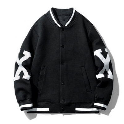 High Quality Cotton Fabric Embroidery Pattern Casual Coats and Jacket for Men