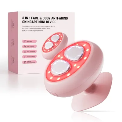 Portable USB Rechargeable ABS Anti-Aging Device Electric Skin Tightening & Heating Tool for Face Collagen Absorption