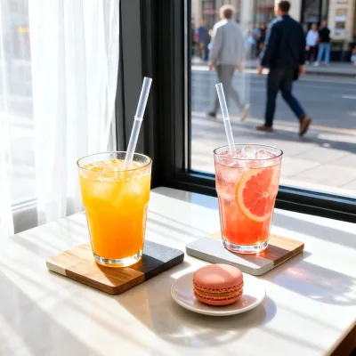 Marble Acacia Wood Coasters for Home Office or Christmas Housewarming for Table Use Stylish Cups and Drinks Holder