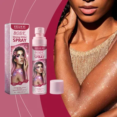 Brightening Face Highlight Stage Makeup Glitter Spray Long-lasting Highlight 100ML Makeup Body Glitter Spray