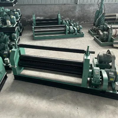 Customizable Size Mechanical 3 Roller Plate Rolling Machine Widely Used in Storage Tank Pipeline Metal Shell Manufacturing