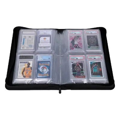 Pokemoned Sports Baseball Card Storage Display Page 4 Pocket Sleeves Holder Graded Card Slab Binder