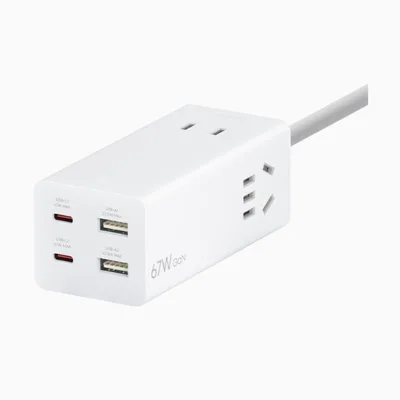67W GaN Mijia CN Desktop Socket Power Strip Type C USB Port Fast Charging for Xiaomi Youpin