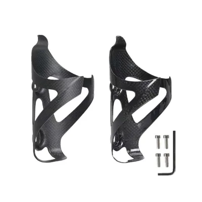 Bicycle Water Bottle Holder Full 3K Carbon Fiber Super Light Road/Mountain Bike Cycling Bottles Cage Bike Water Holder Rack