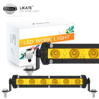 LKT Car Led Light 7inch 18w Motorcycle Headlight Bright Atv Utv Lights Drl Truck Side Lamp 12v 24v Car Accessories