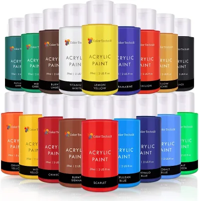 Professional Artist Craft Acrylic Colours for Painting Acrylic Colour Paint Bottle for Canvas