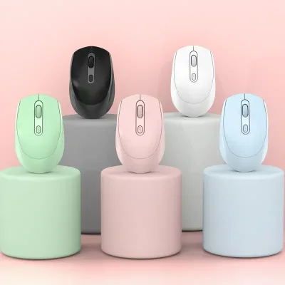 Factory Wholesale Mini 3D Wireless Mouse Cross-Border for BT Dual Mode USB Right Type-C Charging Silent for Laptopdesktop