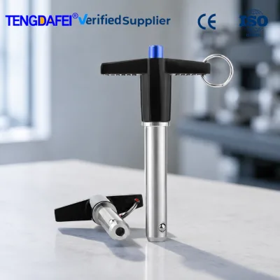 304 Stainless Steel T Handle Quick Release Pin Ball Lock Pin for Stage Lighting Truss and Video Equipment
