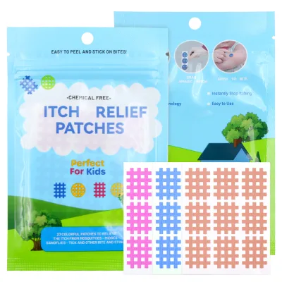 36pcs OEM Natural Bite Relief Patches Waterproof, Skin-Safe & Chemical-Free Anti-Itch Sticker for Kids and Adults