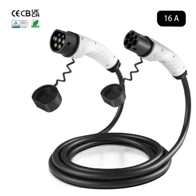 Type2 to Type 2 Charging Cable for Electric Vehicles 16A Single Phase Car Charging Station Car Cable