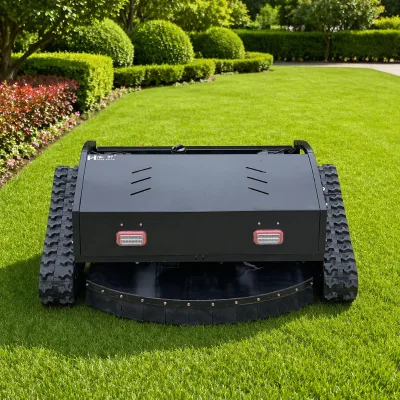 Long-Range RC Crawler Grass Weeder for Farm