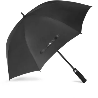Large Windproof Golf Umbrella with Single Canopy & 8K Ribs Fully-Automatic Open Control